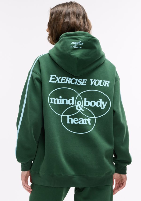 Exercise Your Mind, Body & Heart Oversized Hoodie Online Sale - Image 4