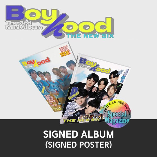 [Signed] THE NEW SIX (TNX) - 3rd MINI ALBUM : BOYHOOD Sale