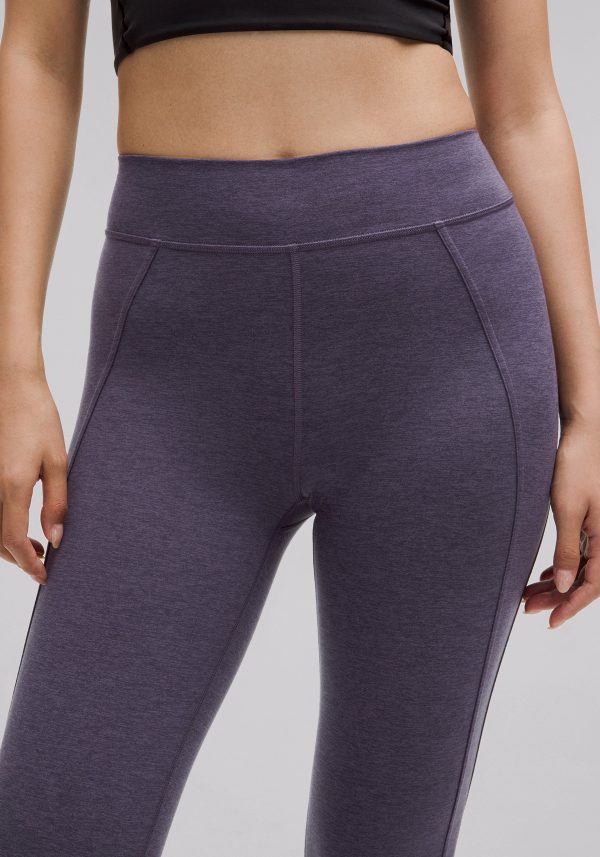 Soft Sueded Split-Hem High-Rise Mini-Flare Pant For Discount - Image 3