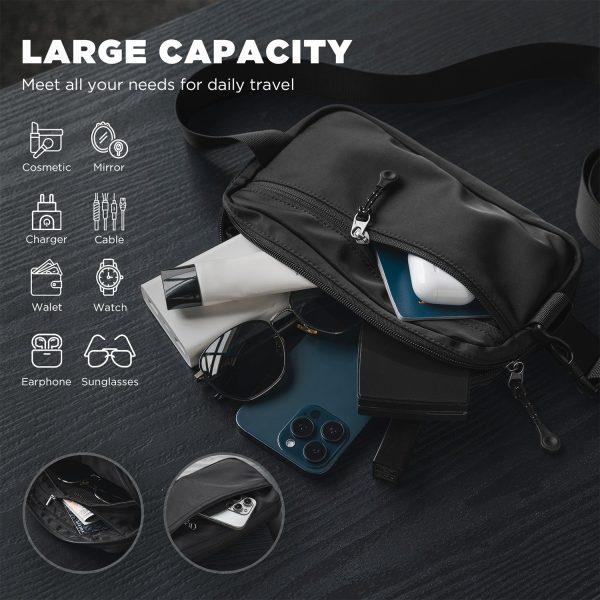 VB101 - Versatile Waterproof Waist Bag Unisex Fashionable Fanny Pack with Adjustable Strap for Crossbody Wear Discount - Image 2